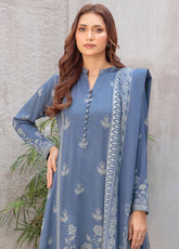 LSM Lakhany Printed Pashmina 3 Piece Unstitched Suit LSM25PP D-LG-SG-0035-B